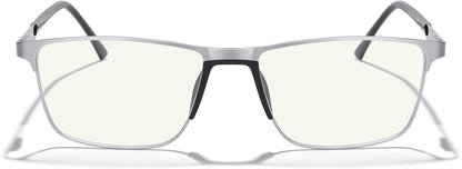 MERRY'S Fashion Blue Light Blocking Glasses - Reading Glasses Metal Frame Spring Hinge Readers for Men Eyeglasses
