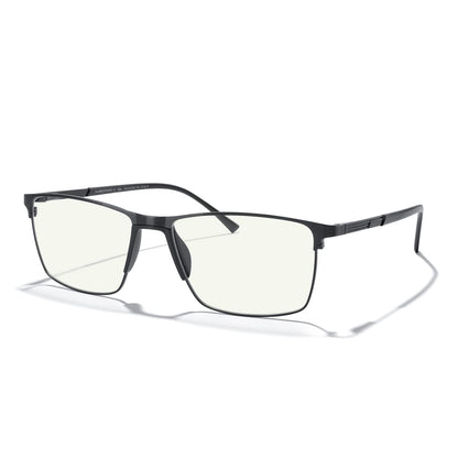 MERRY'S Fashion Blue Light Blocking Glasses - Reading Glasses Metal Frame Spring Hinge Readers for Men Eyeglasses