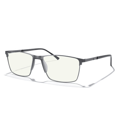 MERRY'S Fashion Blue Light Blocking Glasses - Reading Glasses Metal Frame Spring Hinge Readers for Men Eyeglasses