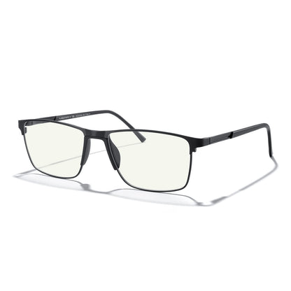 MERRY'S Fashion Blue Light Blocking Glasses - Reading Glasses Metal Frame Spring Hinge Readers for Men Eyeglasses