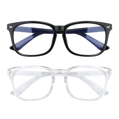 2 Pack Blue Light Glasses for Women and Men - Computer Glasses