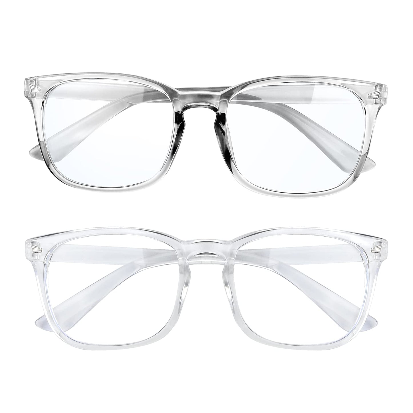 2 Pack Blue Light Glasses for Women and Men - Computer Glasses