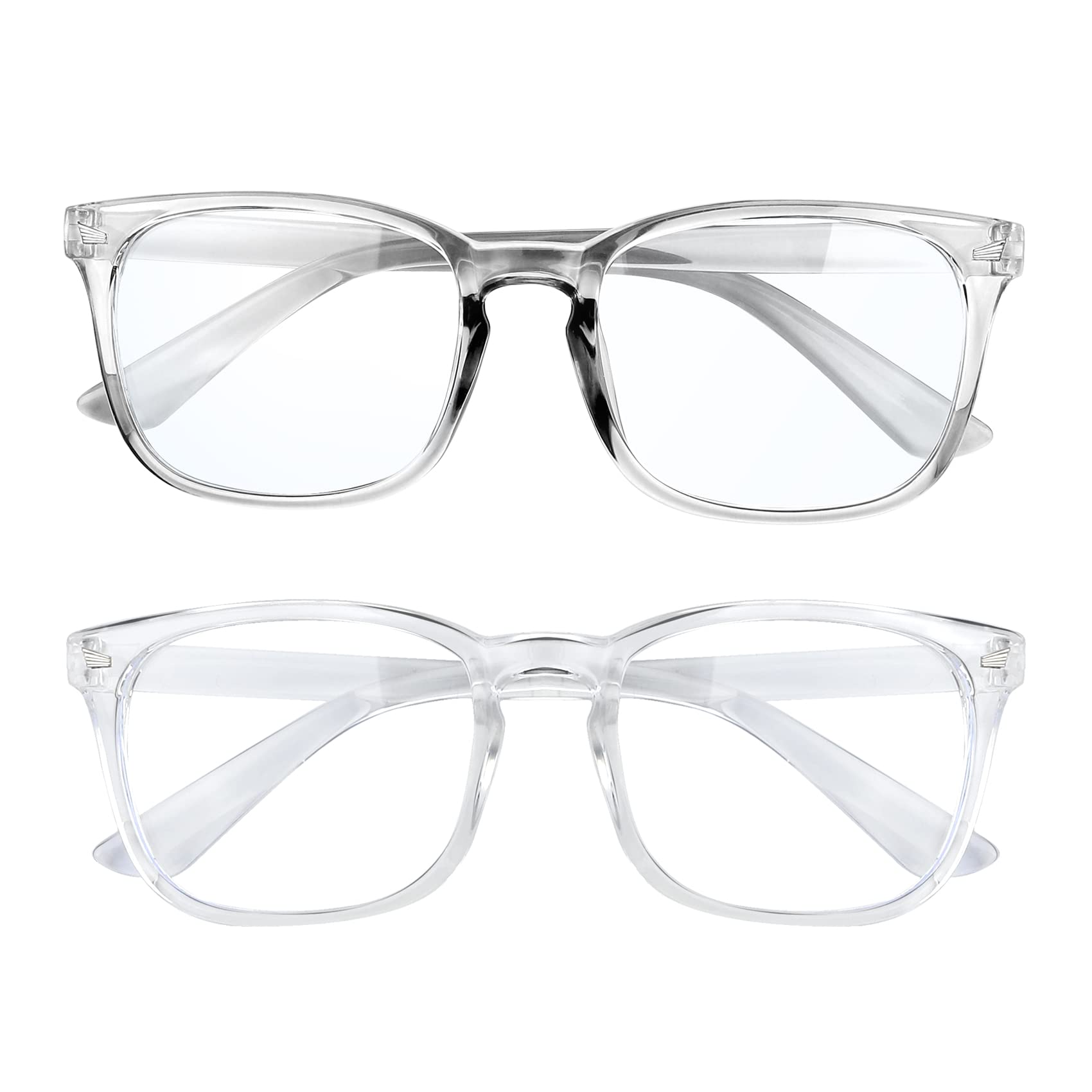 2 Pack Blue Light Glasses for Women and Men - Computer Glasses